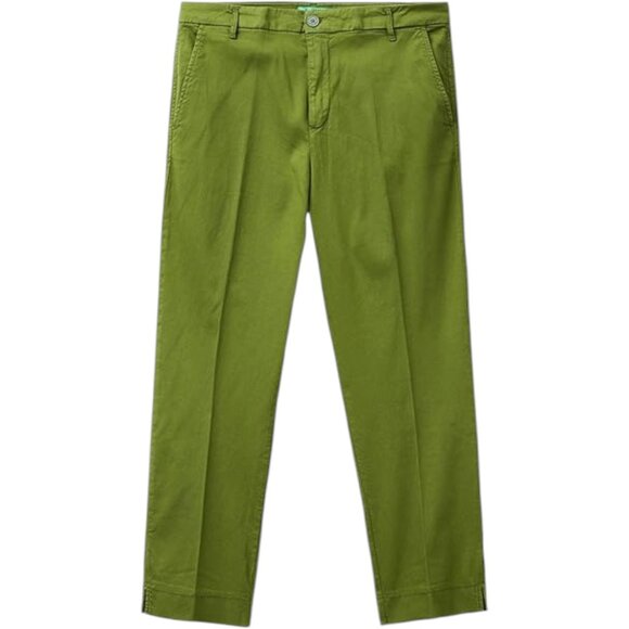 NWT Women's UNITED COLORS OF‎ BENETTON Mid-Rise Chino Ankle Pants | Size 10 - Picture 1 of 11